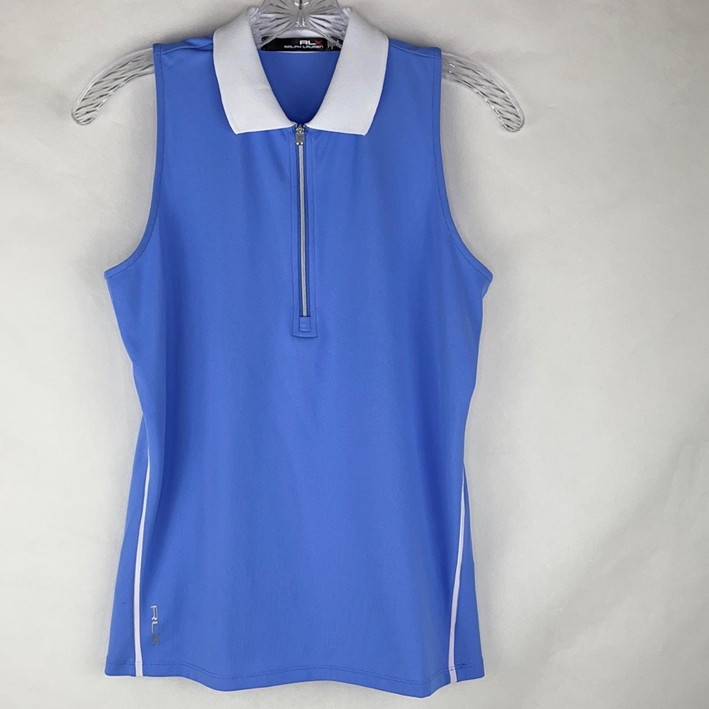 RLX Ralph Lauren Blue Sleeveless Polo